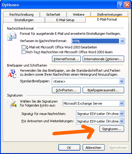 Outlook 2003 Screenshot 1
